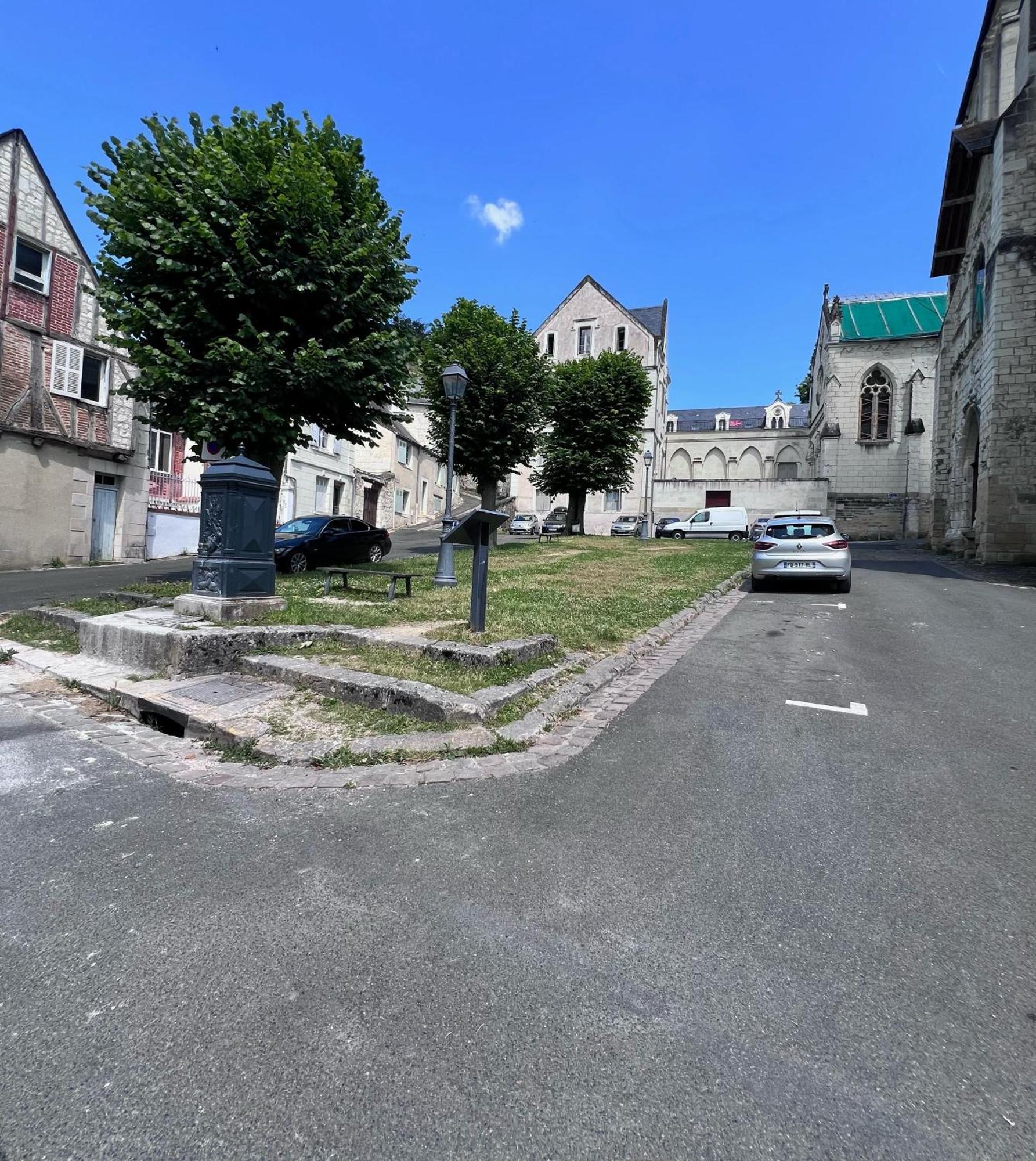 Le Badebec, Appt Dans Maison Typique Avec Jardin Prive Шинон Екстериор снимка
